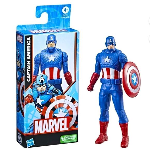 NWT … HASBRO “Captain America” Marvel Action Figure - Picture 1 of 4
